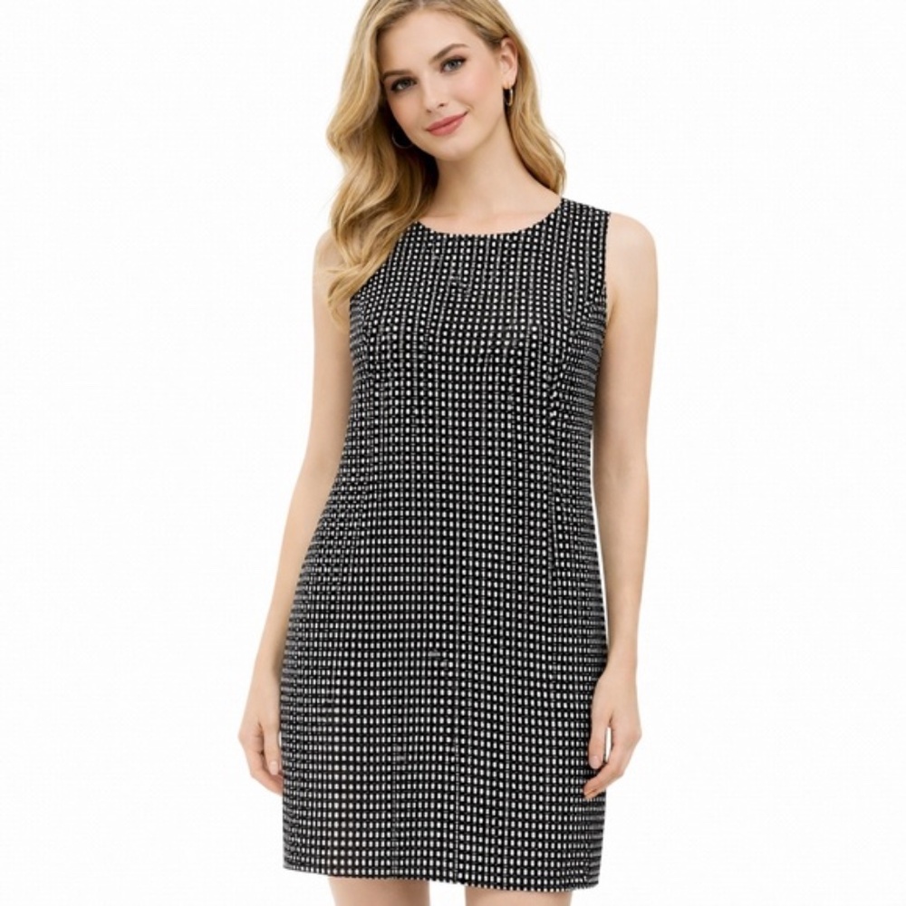 REMOVING if unsold by 5/6: Calvin Klein | Size 8 | Black & White Sheath Dress